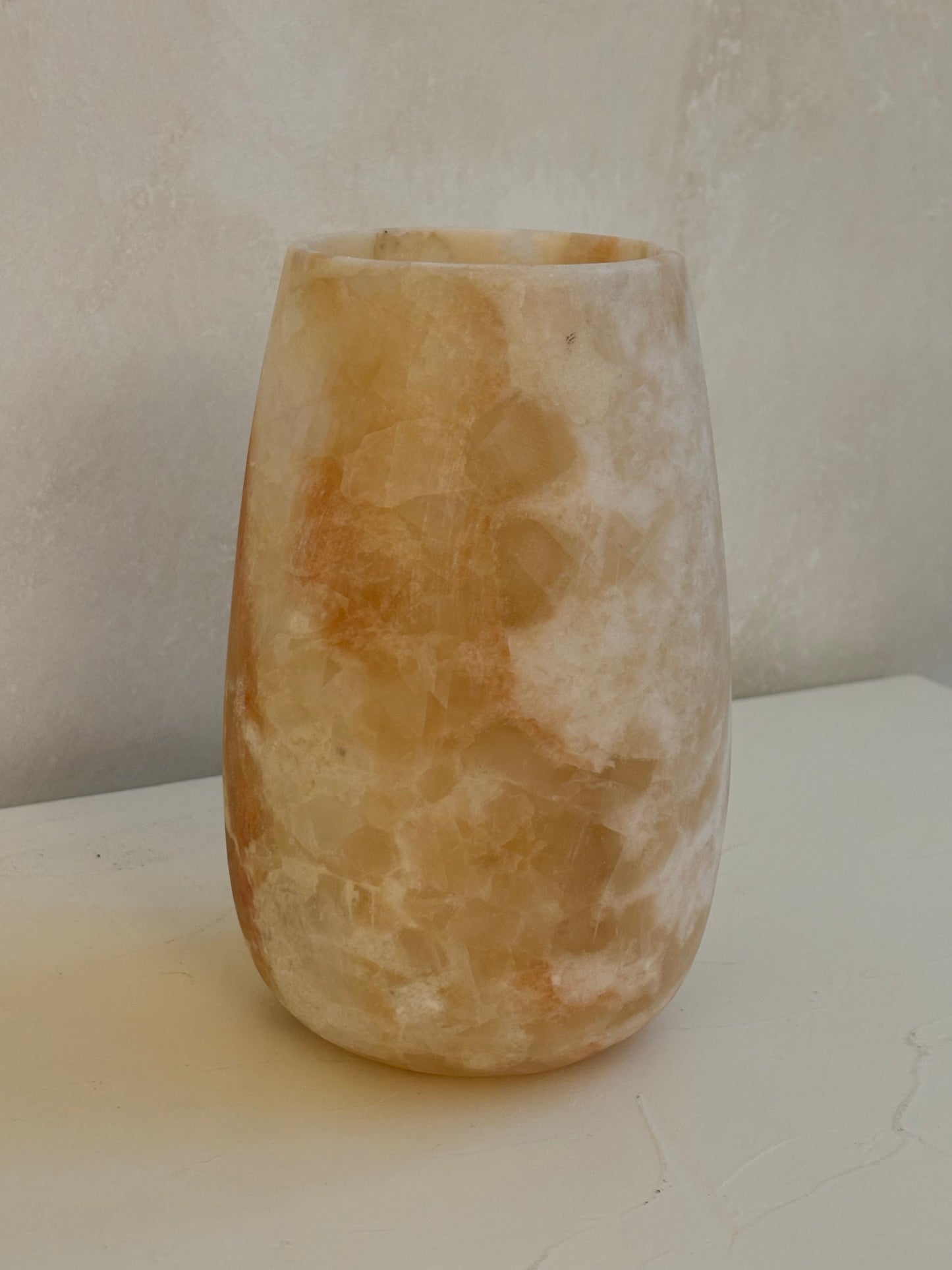 XL Albasten waxinelichthouder 13