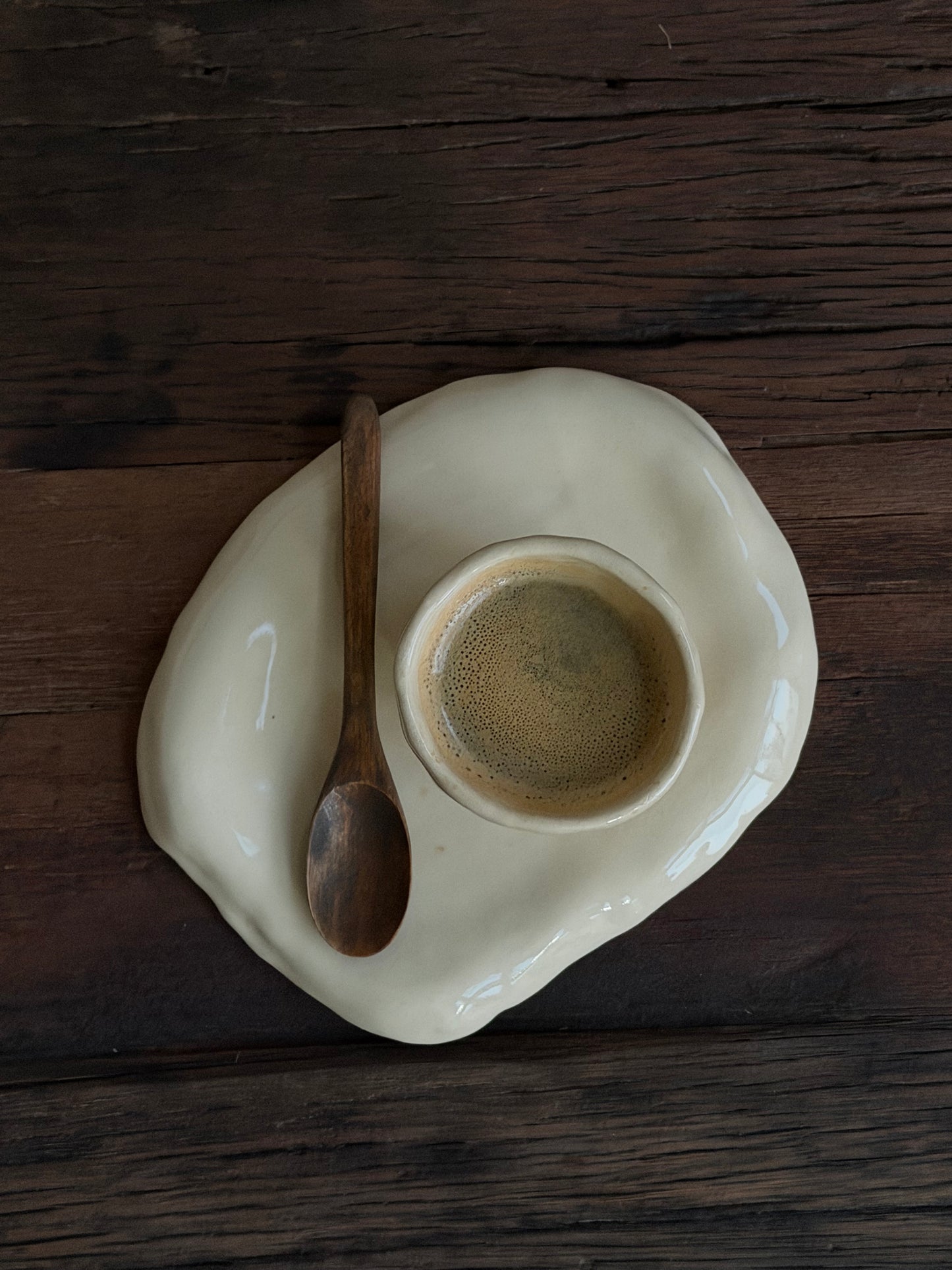 Houten lepel van mangohout