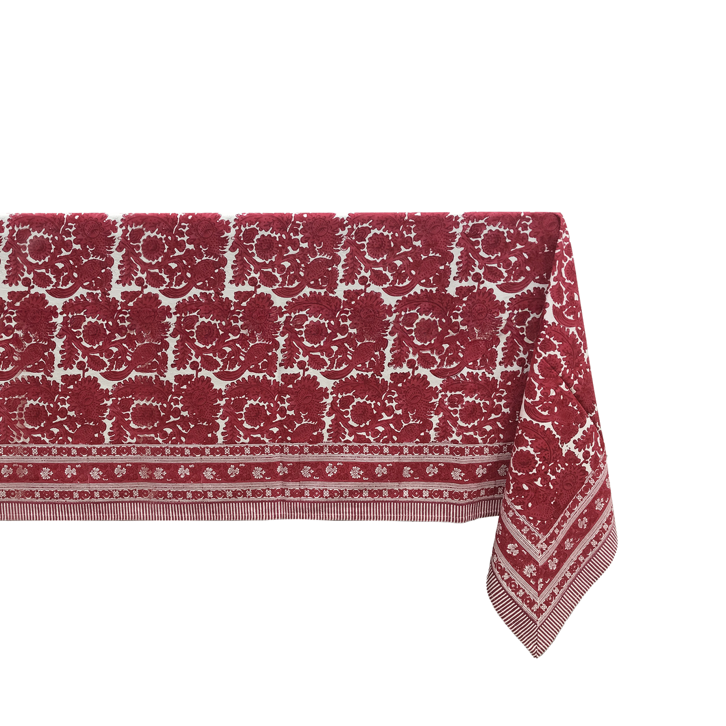 Tafelkleed rechthoek vogel rood 150x260cm