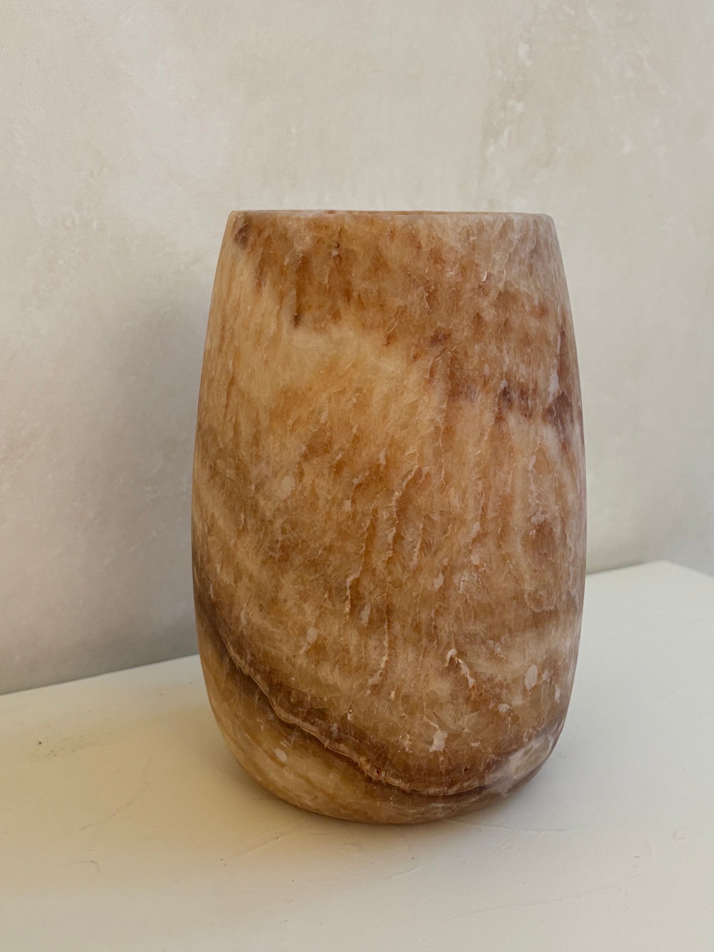 XL Albasten waxinelichthouder 16