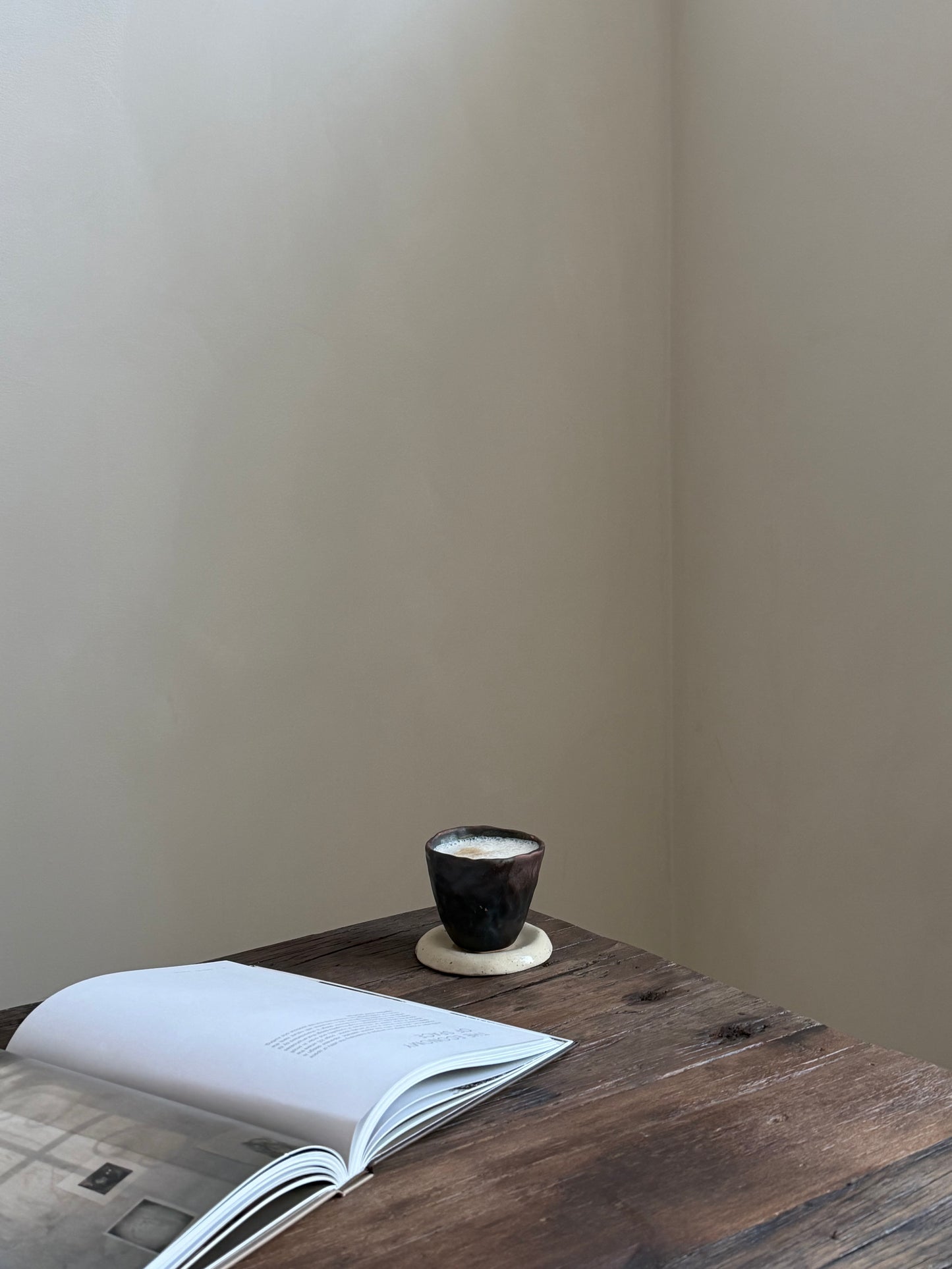 Aesthetic mok donkerbruin