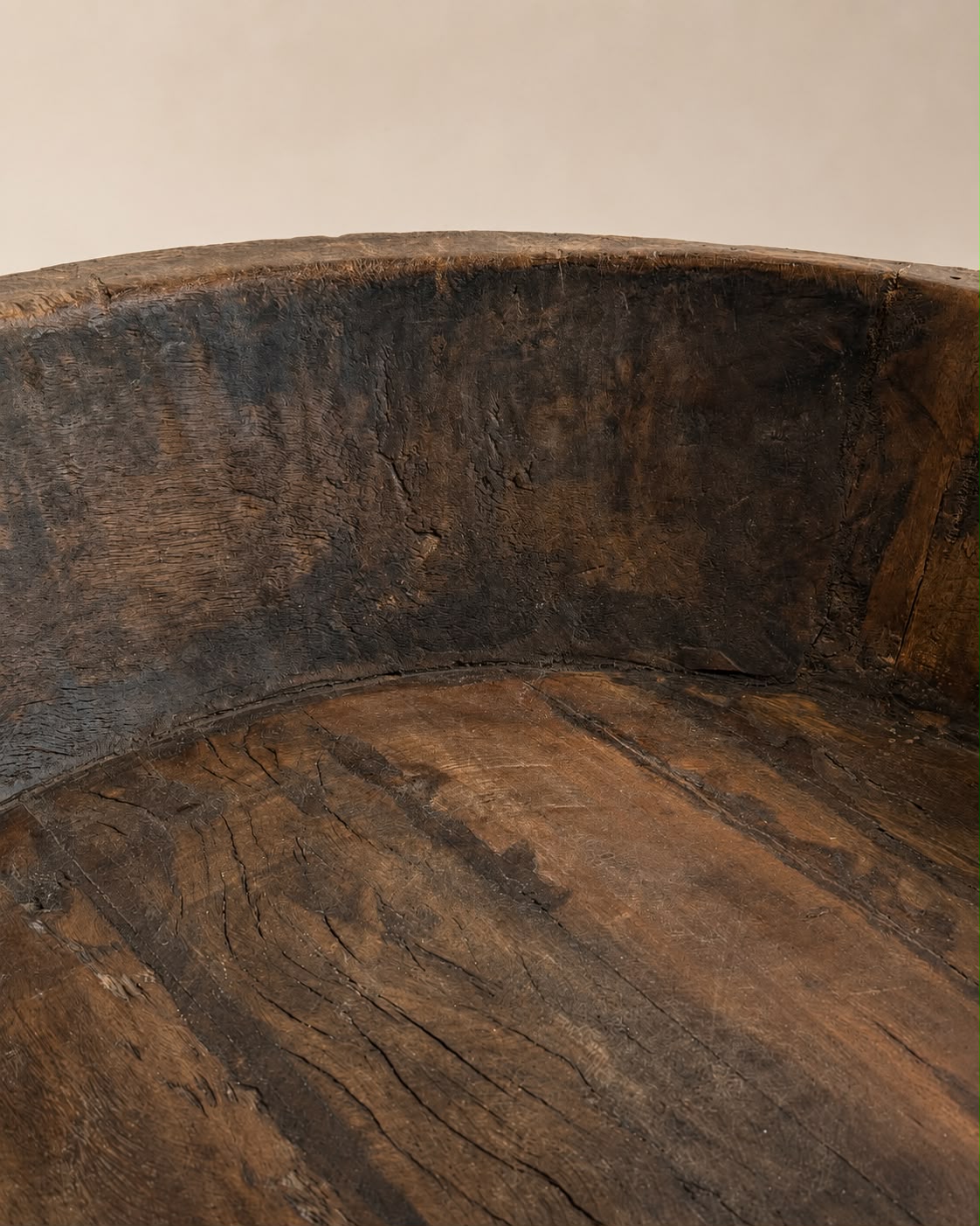 Teakhouten bowl - XXL