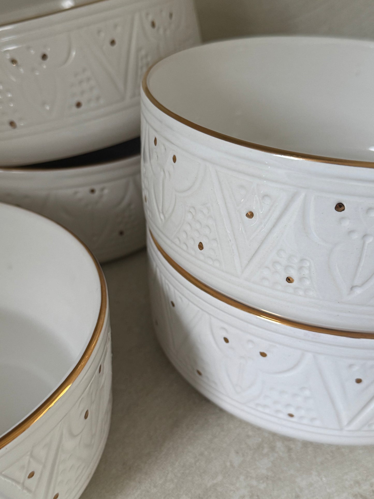 Witte schaal chabi chic