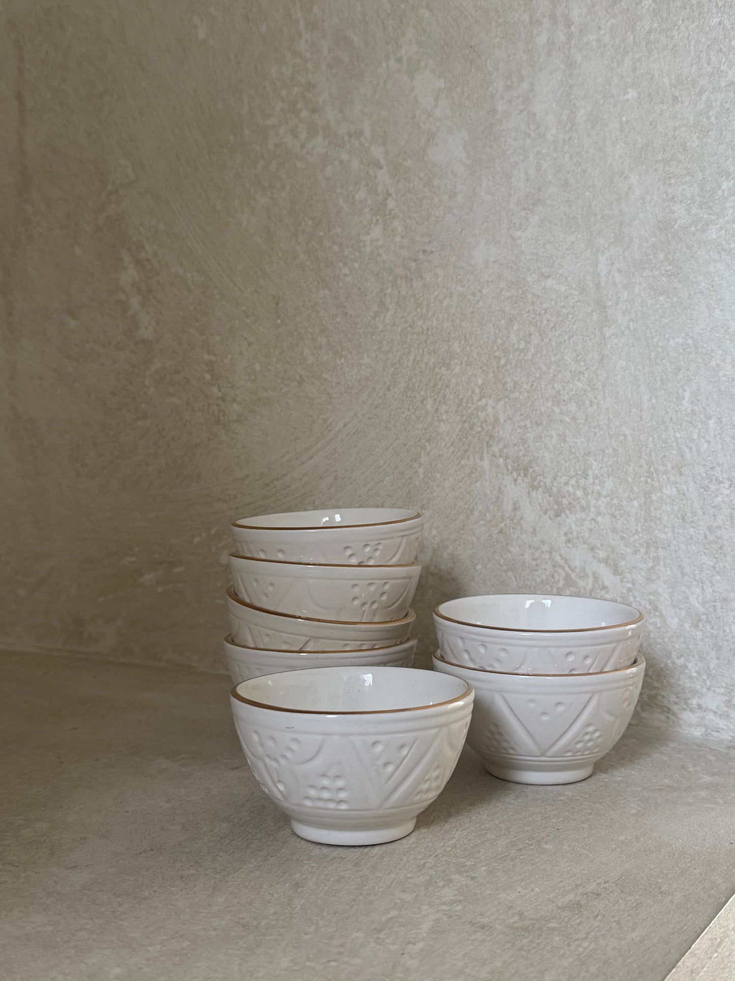 Witte kom klein chabi chic