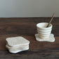 Marmeren onderzetter beige