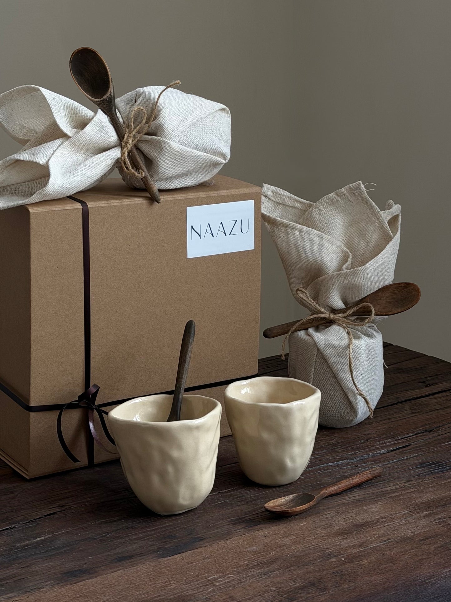 Aesthetic mok beige giftset