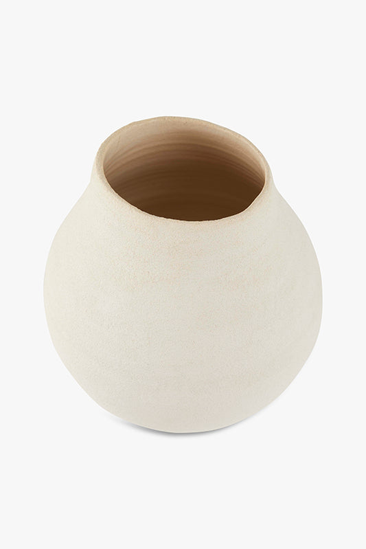 CLEO - handgemaakte beige vaas | 1047