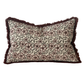 Sadie - bordeaux bloemig kussenhoes