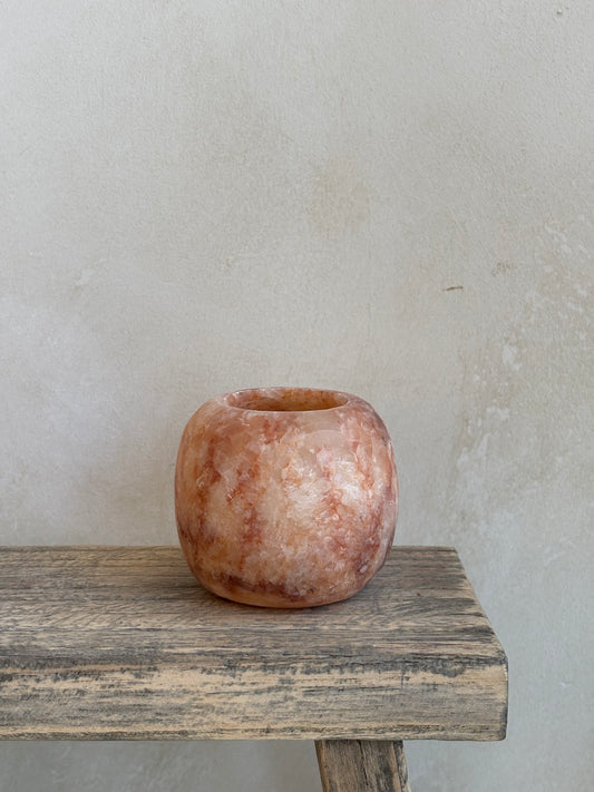 S Albasten waxinelichthouder 108