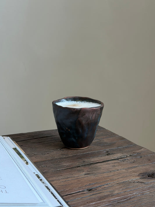 Aesthetic mok donkerbruin