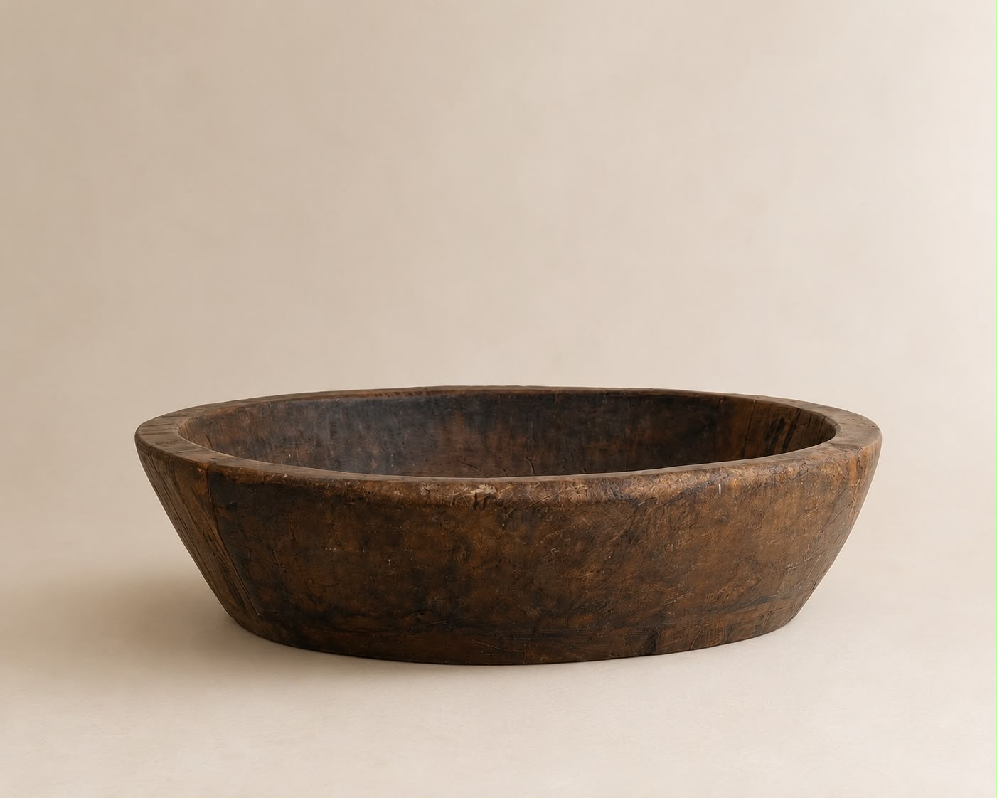 Teakhouten bowl - XXL