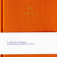 One Line A Day dagboek in oranje
