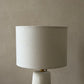 Aardewerk lamp + lampenkap