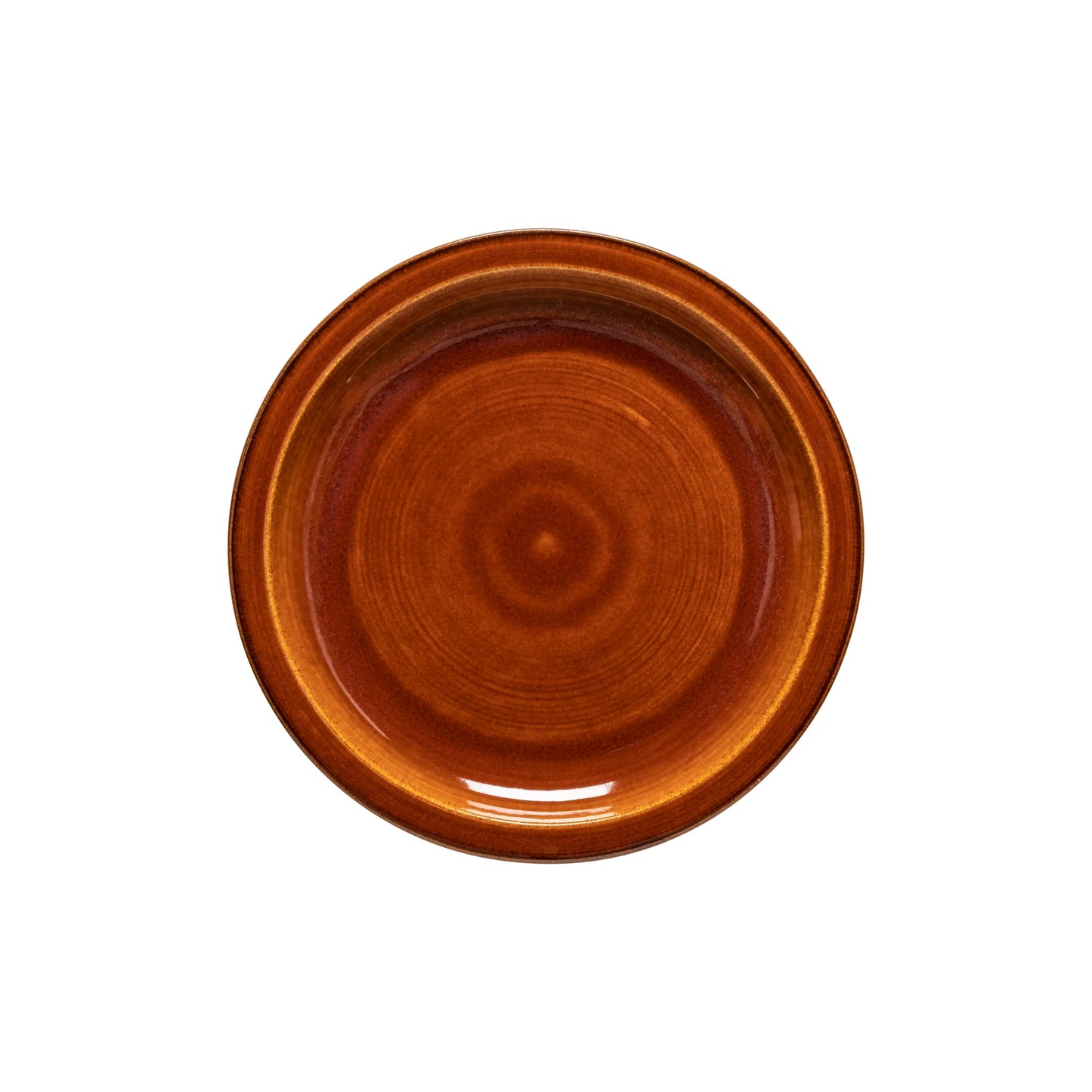 Dinerbord — terracotta oranje
