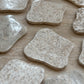 Marmeren onderzetter beige