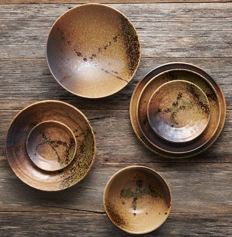 Wabi Sabi glazuur ontbijtbord