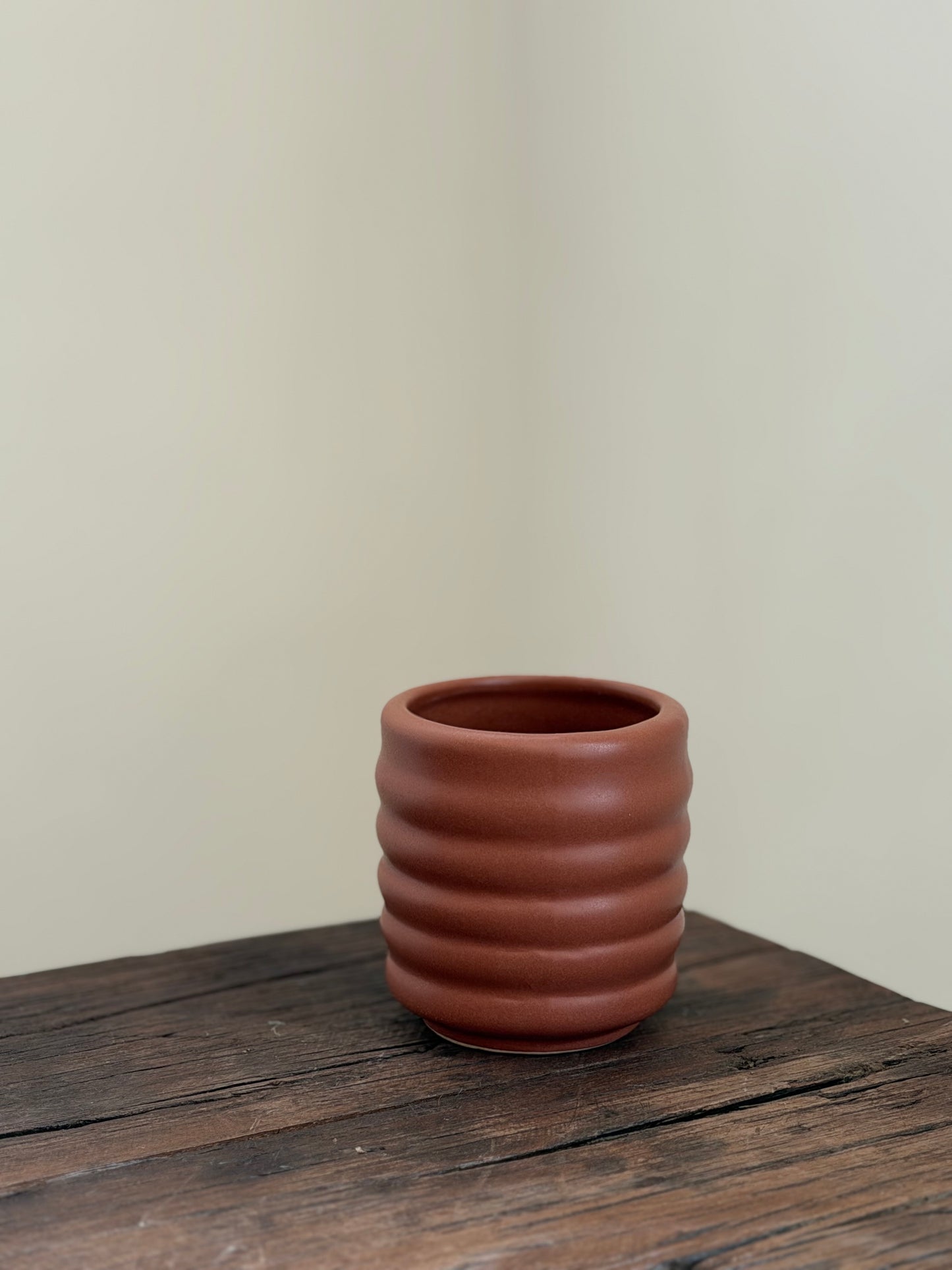 Boba bubble mok - terracotta