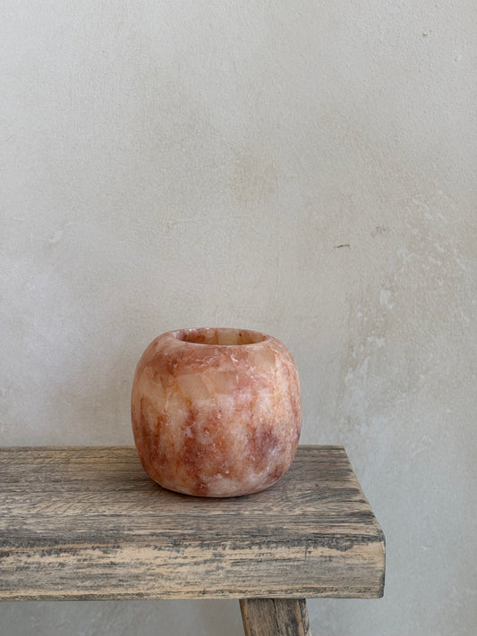 S Albasten waxinelichthouder 108