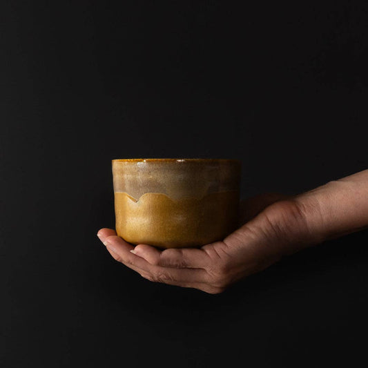Matcha-theekom Karamel