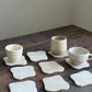 Marmeren onderzetter beige