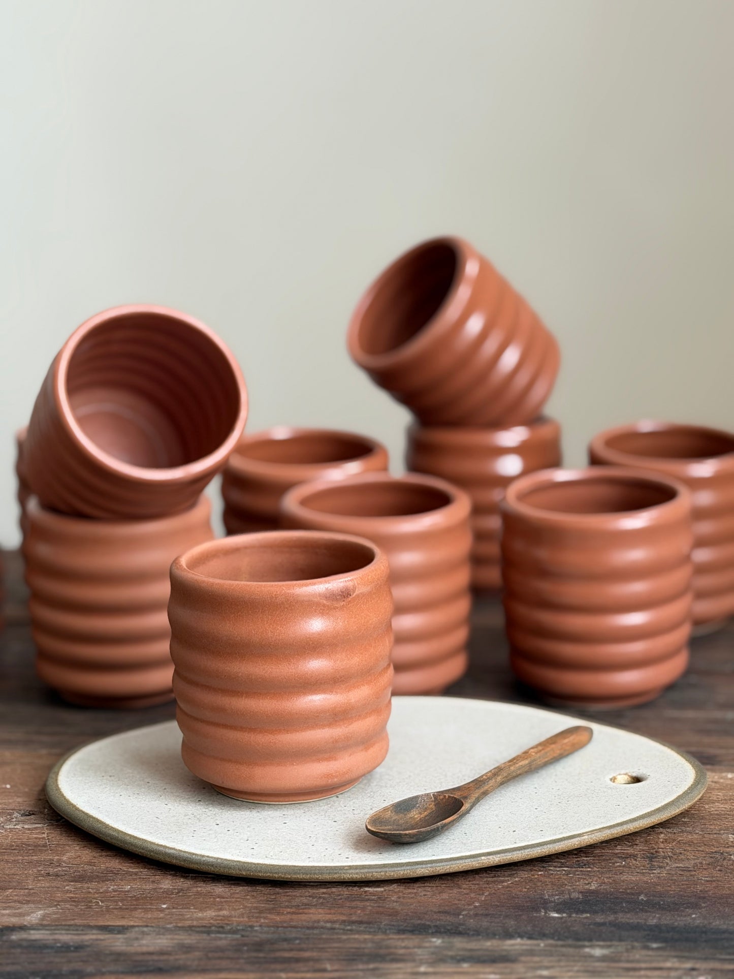 Boba bubble mok - terracotta