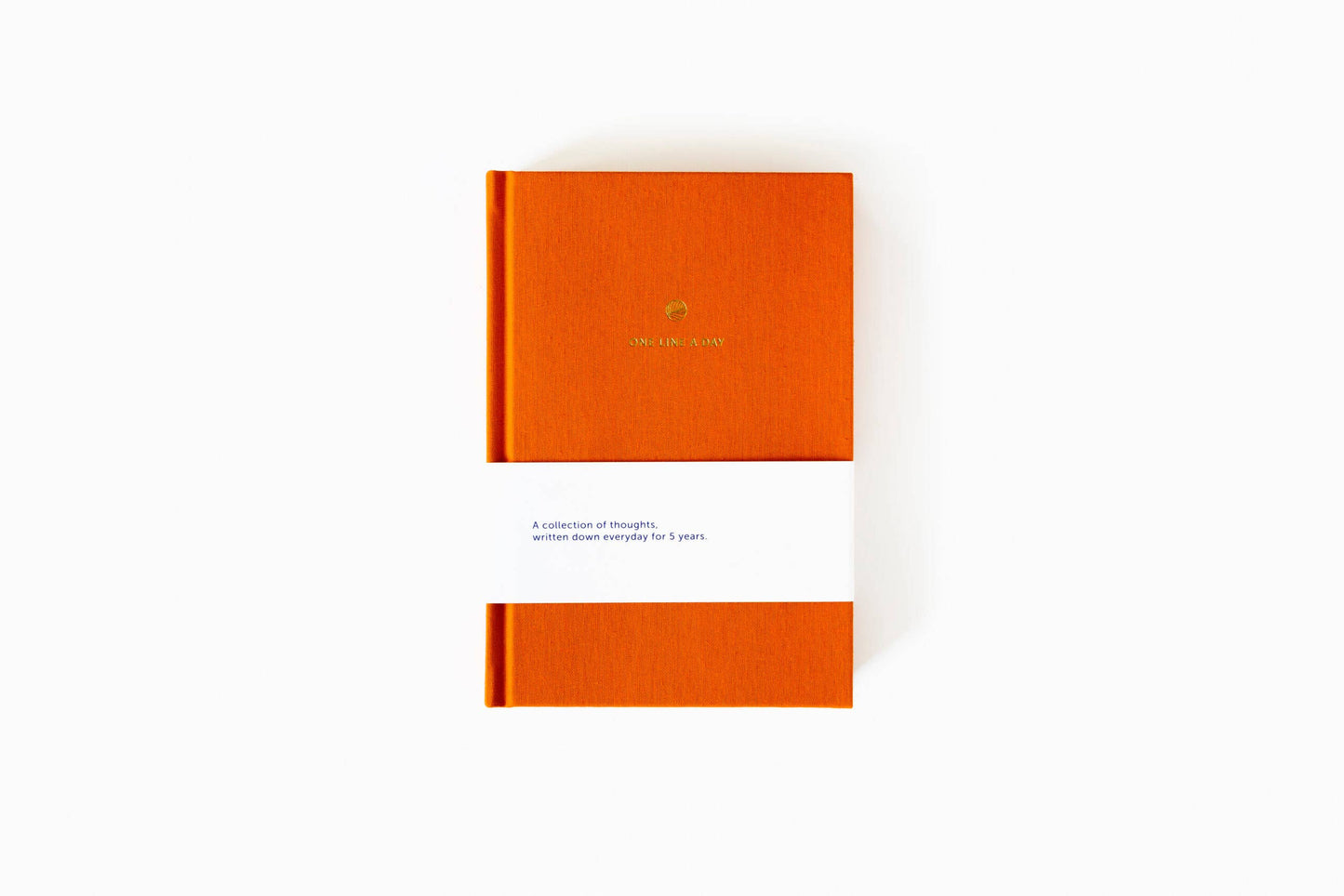 One Line A Day dagboek in oranje