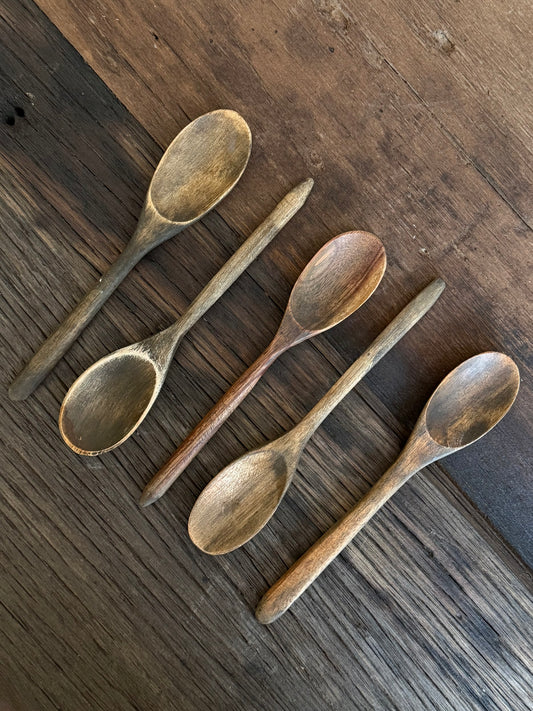 Houten lepel van mangohout