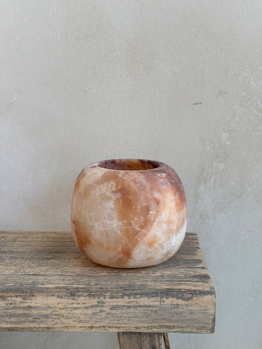 S Albasten waxinelichthouder 101