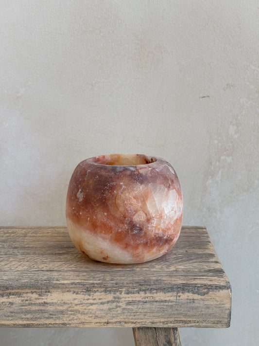 S Albasten waxinelichthouder 101