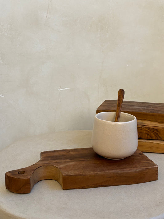 Teakhouten serveerplank