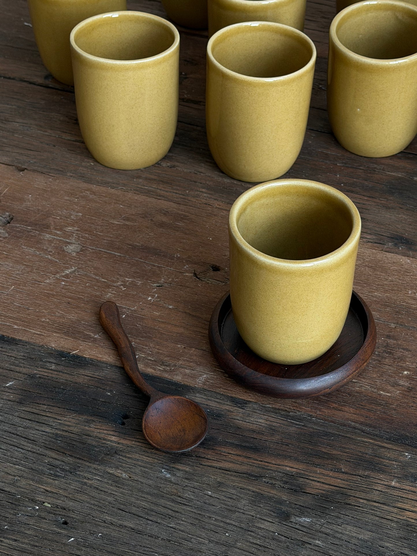 Teakhouten houder