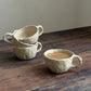 Aesthetic mok met oor beige