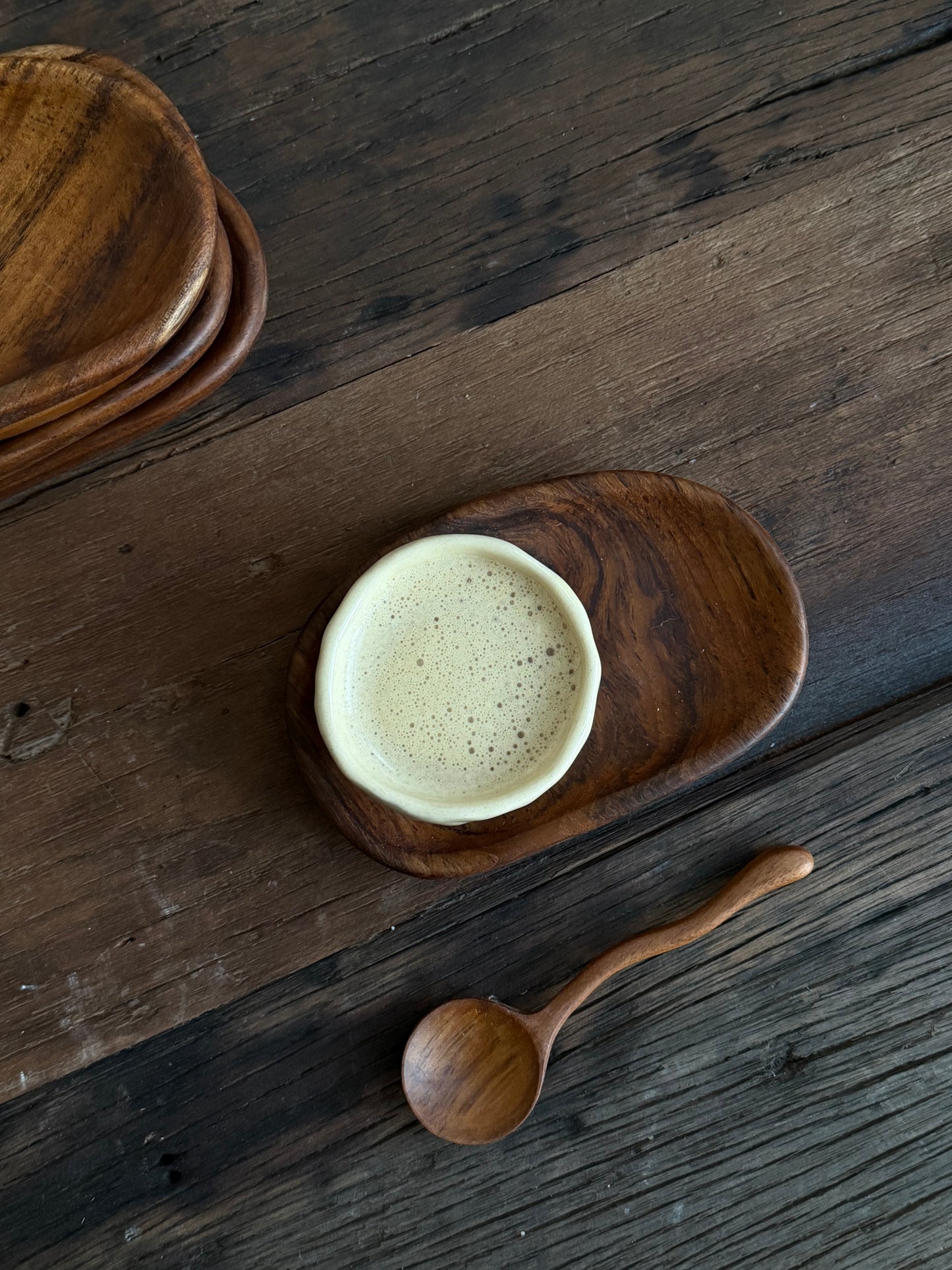 Teakhouten platter