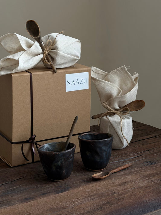 Aesthetic mok bruin giftset
