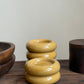 Golden sage round tray