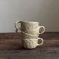 Aesthetic mok met oor beige