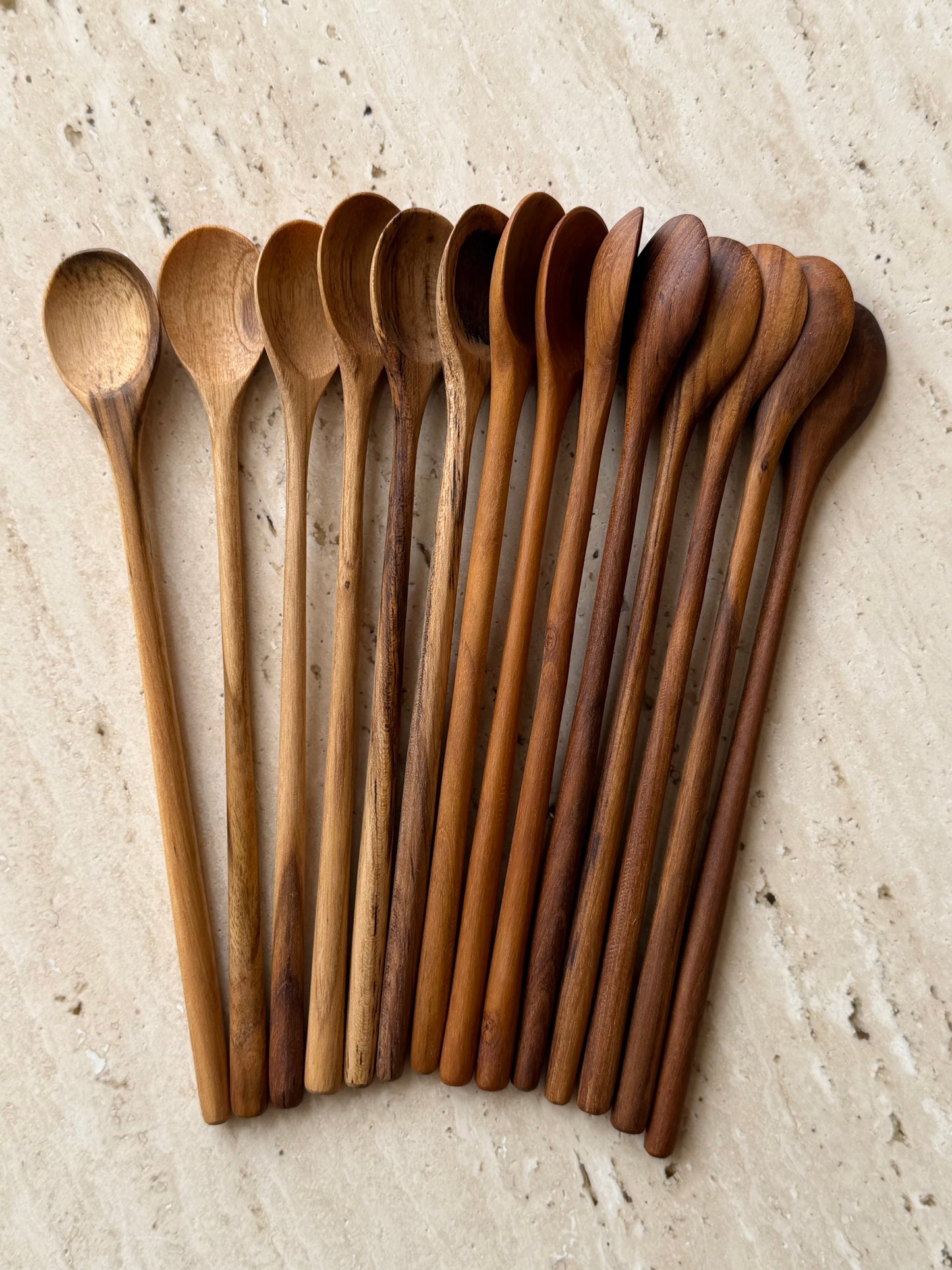 Teakhouten lepel