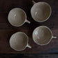 Aesthetic mok met oor beige