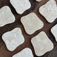 Marmeren onderzetter beige