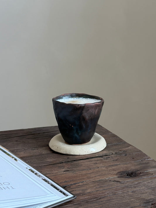 Aesthetic mok donkerbruin