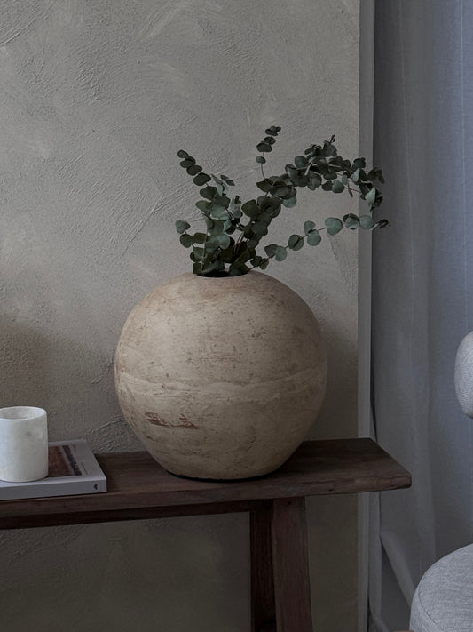 YOKO — beige ronde vaas