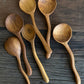 Organische houten lepel - teak oak