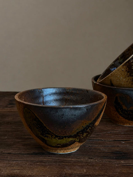 Wabi Sabi kleine diepe U-vormige kom