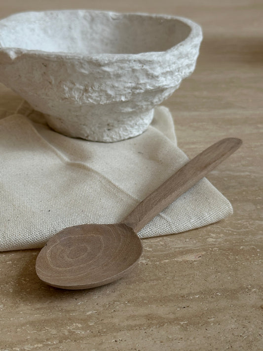 Walnoothouten eetlepel