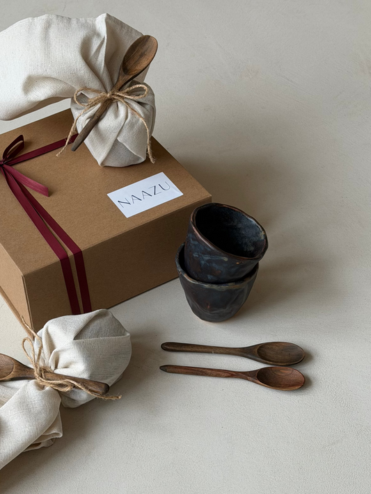 Aesthetic mok bruin giftset