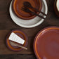 Aperitiefbord — terracotta oranje