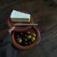 Aperitiefbord — terracotta oranje