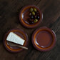 Aperitiefbord — terracotta oranje