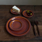 Aperitiefbord — terracotta oranje