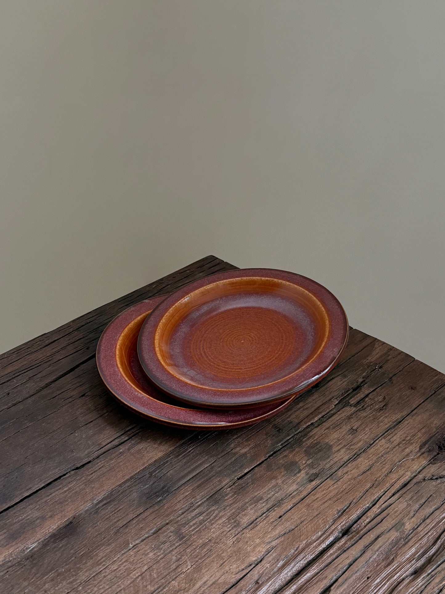 Aperitiefbord — terracotta oranje